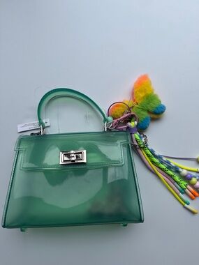 Clear Jelly Adorable Vinyl Crossbody Bag